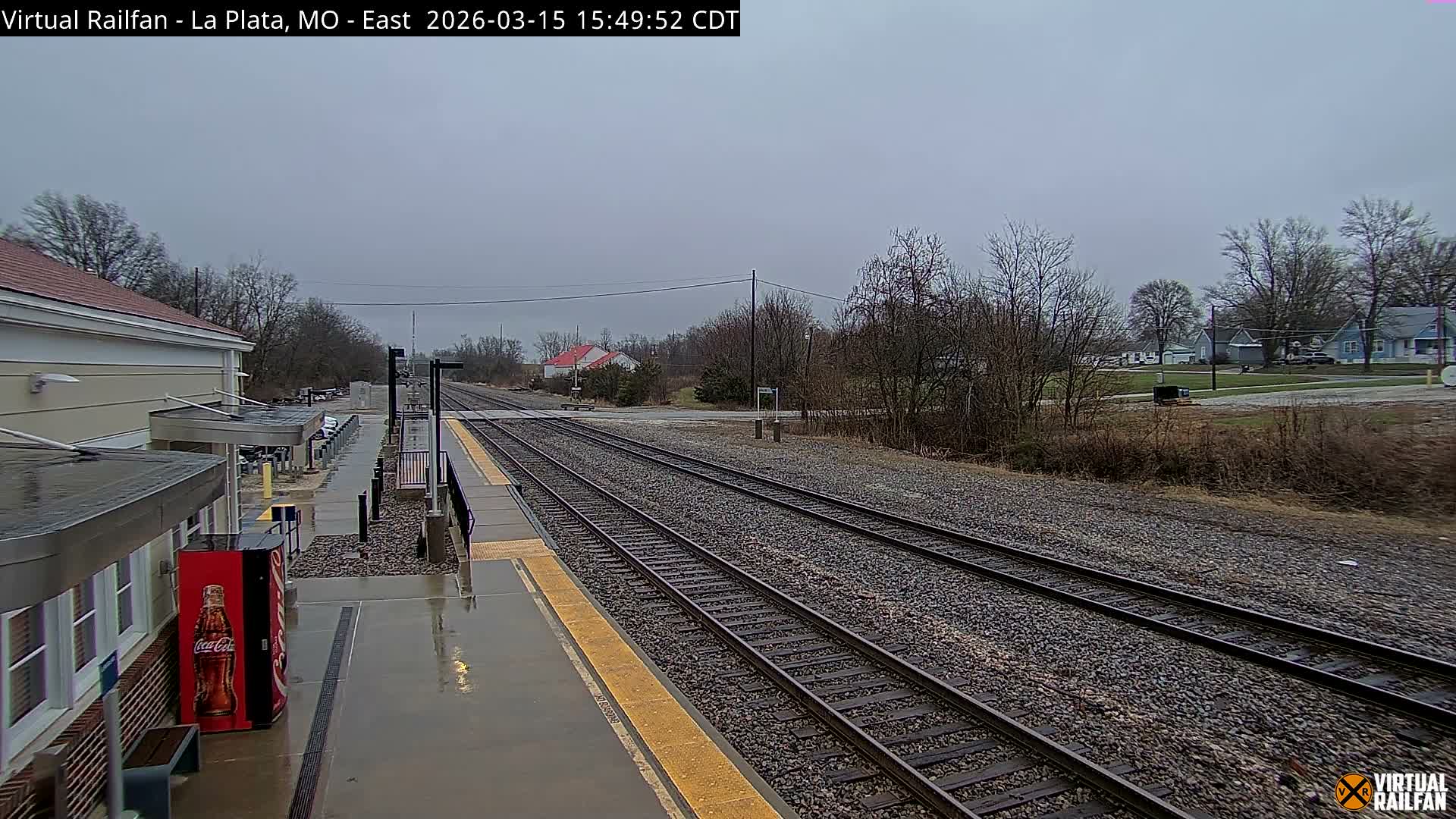 La Plata Railway Station Live Cam - La Plata, Macon, Missouri, USA