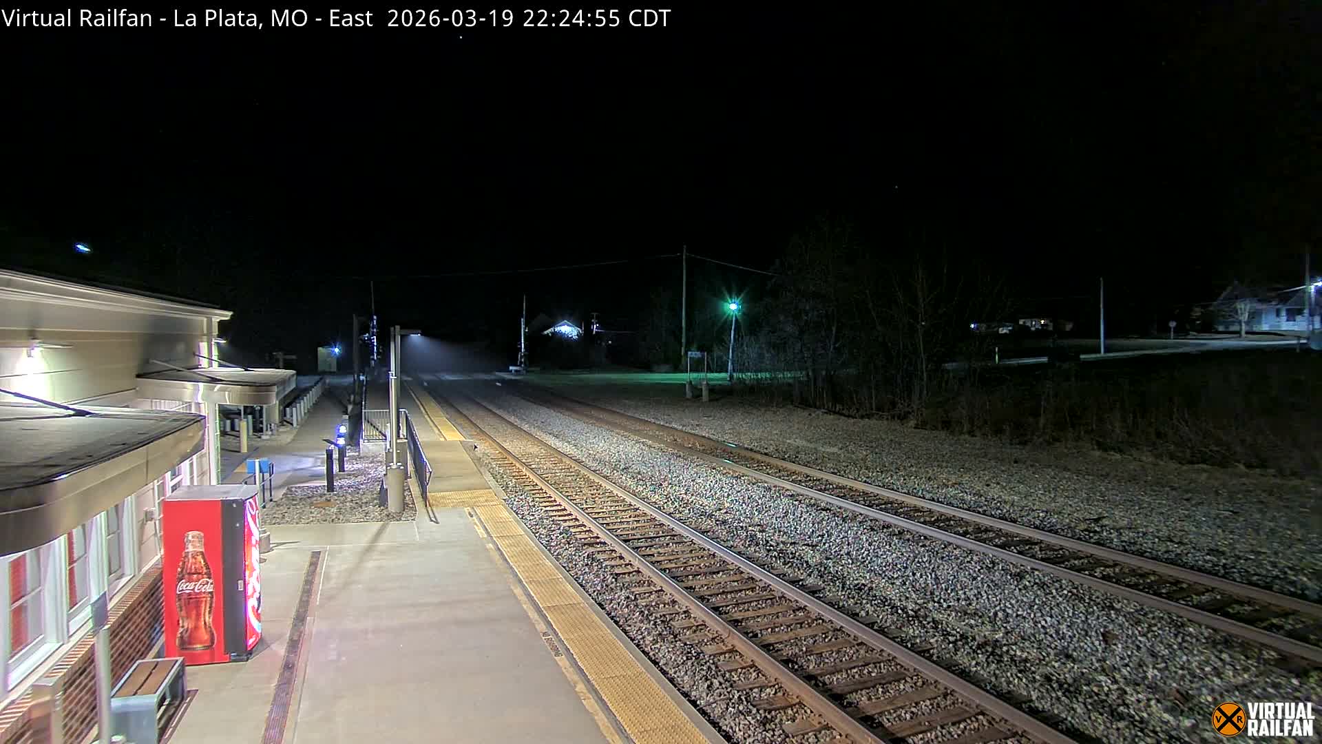 La Plata Railway Station Live Cam - La Plata, Macon, Missouri, USA