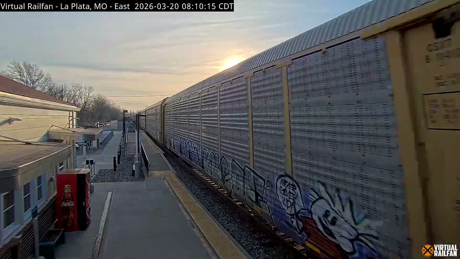 La Plata Railway Station Live Cam - La Plata, Macon, Missouri, USA