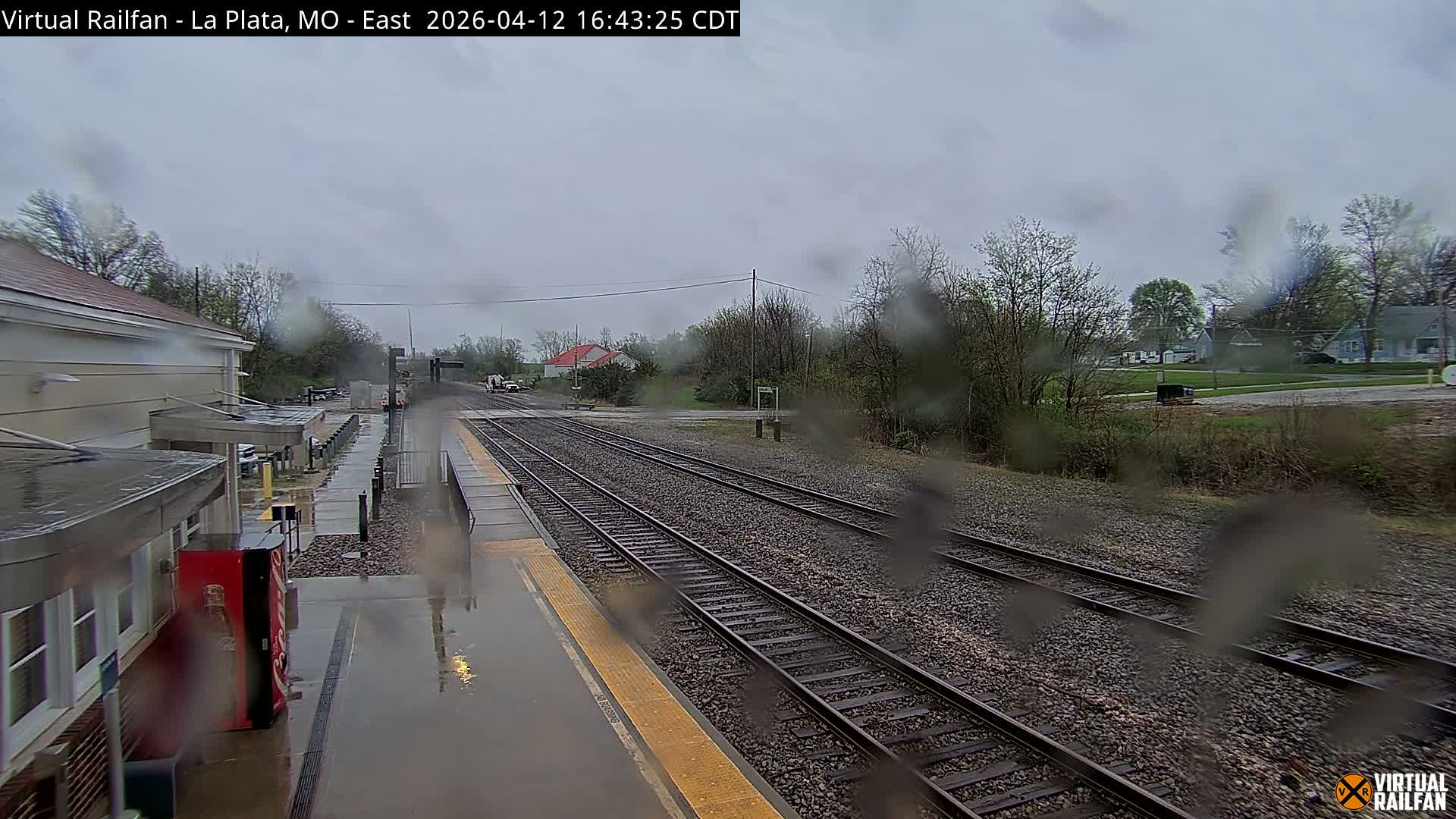 La Plata Railway Station Live Cam - La Plata, Macon, Missouri, USA