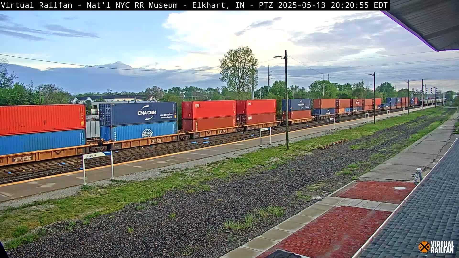 Elkhart Railway Station Live Cam - Elkhart, Elkhart County,Indiana, USA