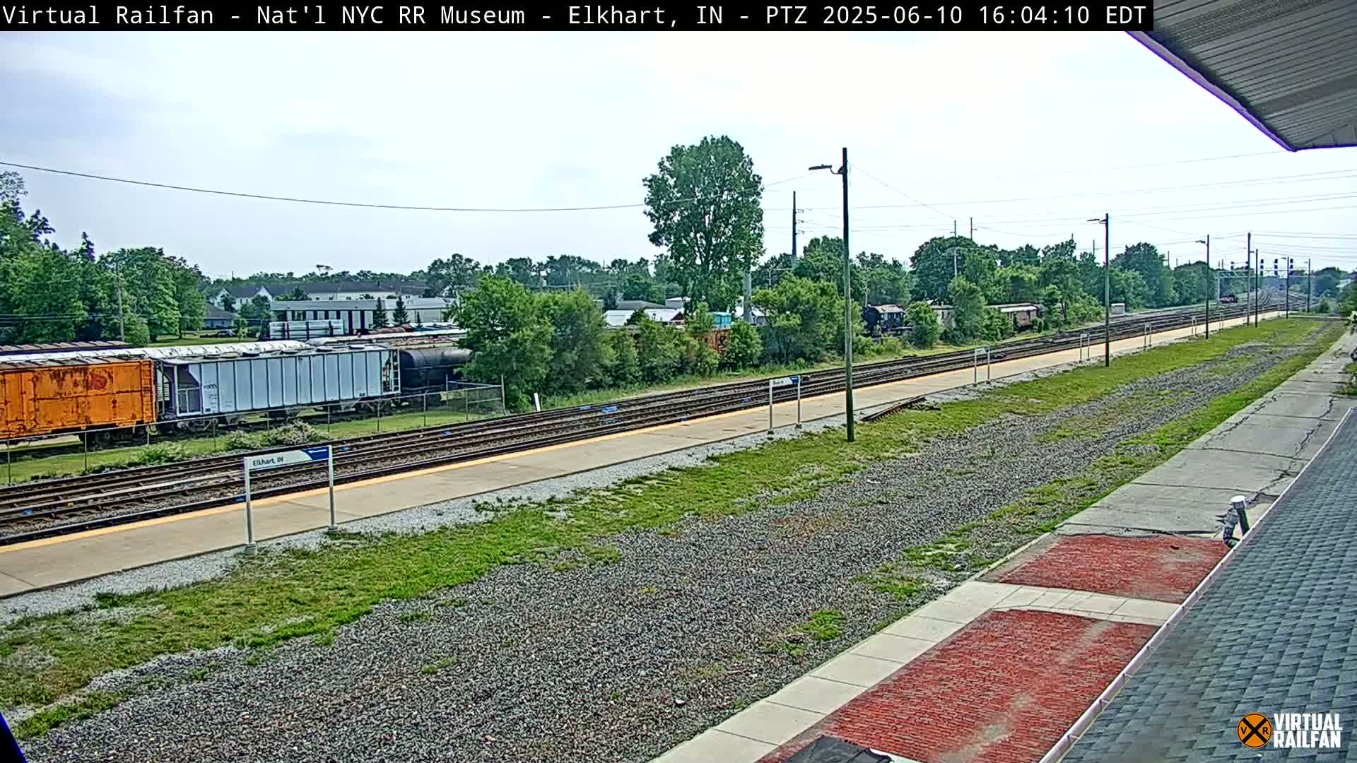 Elkhart Railway Station Live Cam - Elkhart, Elkhart County,Indiana, USA