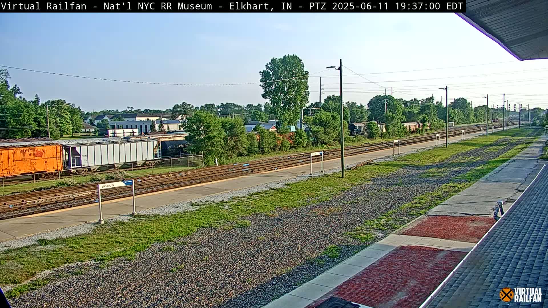 Elkhart Railway Station Live Cam - Elkhart, Elkhart County,Indiana, USA