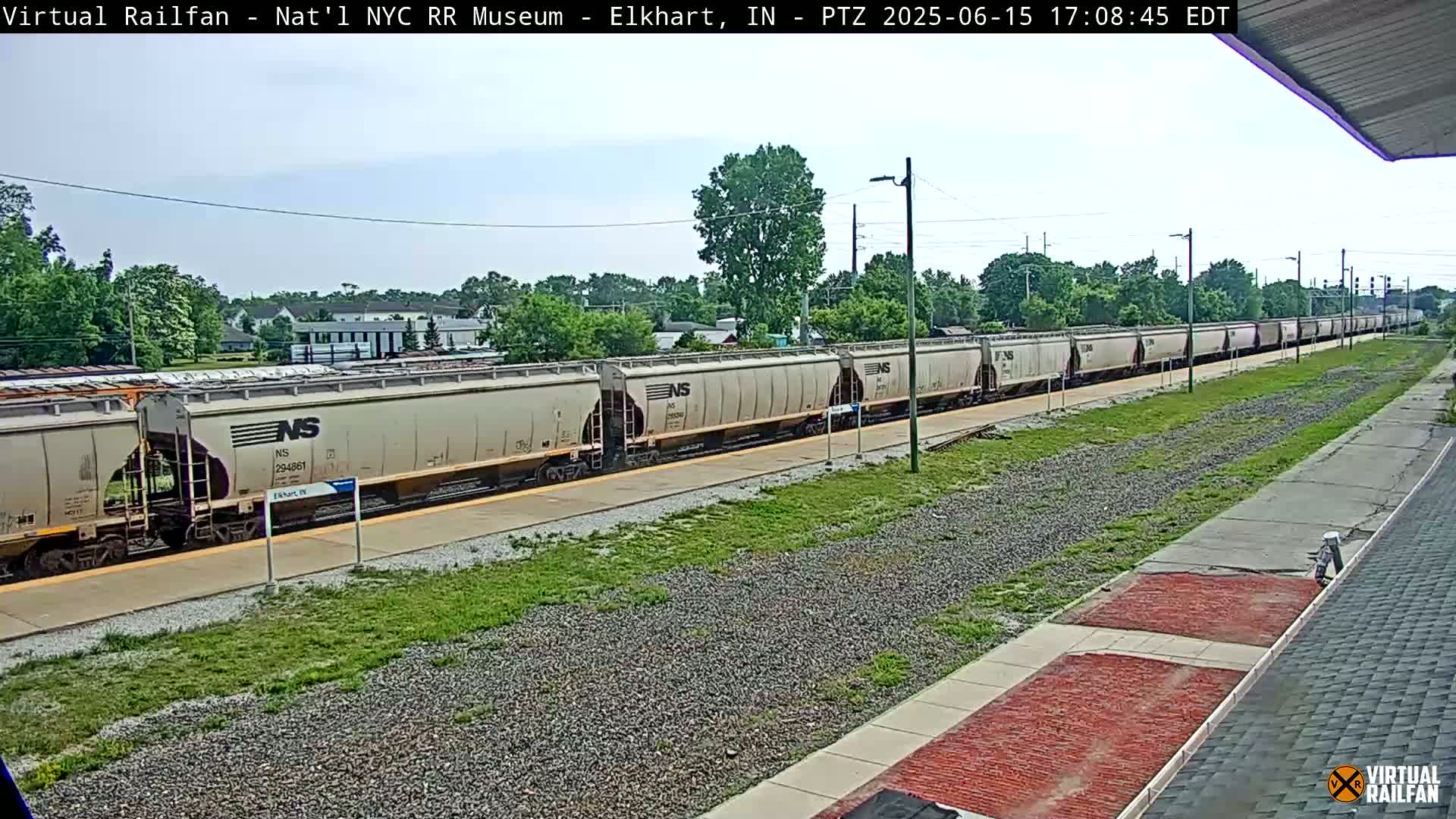 Elkhart Railway Station Live Cam - Elkhart, Elkhart County,Indiana, USA