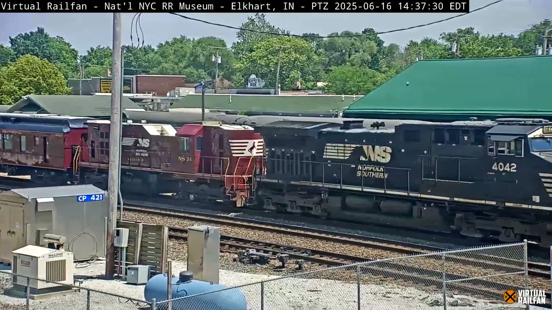 Elkhart Railway Station Live Cam - Elkhart, Elkhart County,Indiana, USA