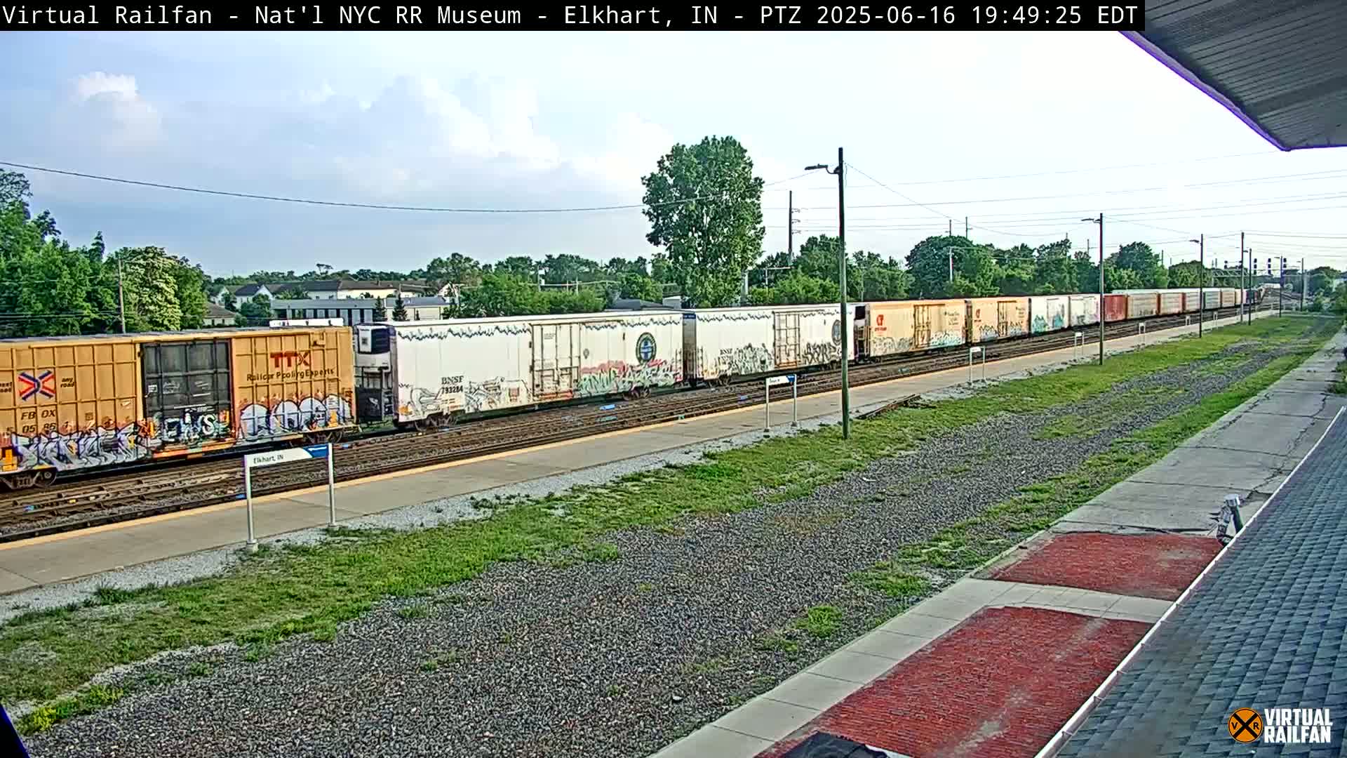 Elkhart Railway Station Live Cam - Elkhart, Elkhart County,Indiana, USA