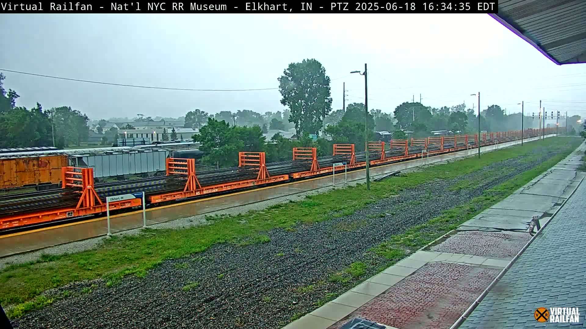 Elkhart Railway Station Live Cam - Elkhart, Elkhart County,Indiana, USA