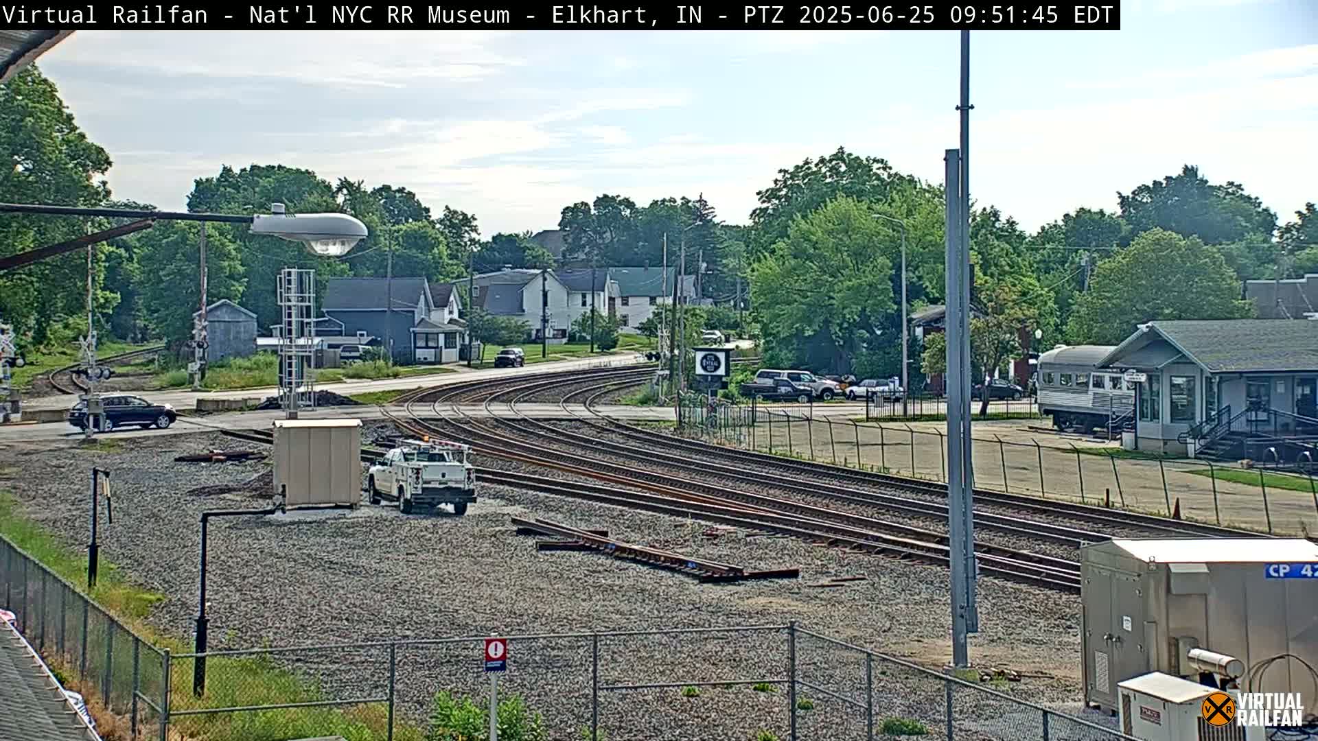Elkhart Railway Station Live Cam - Elkhart, Elkhart County,Indiana, USA