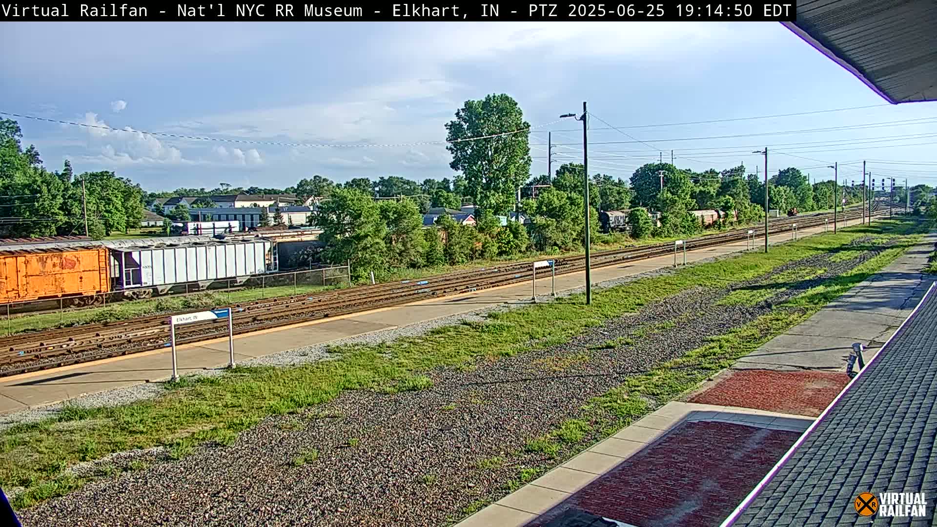 Elkhart Railway Station Live Cam - Elkhart, Elkhart County,Indiana, USA