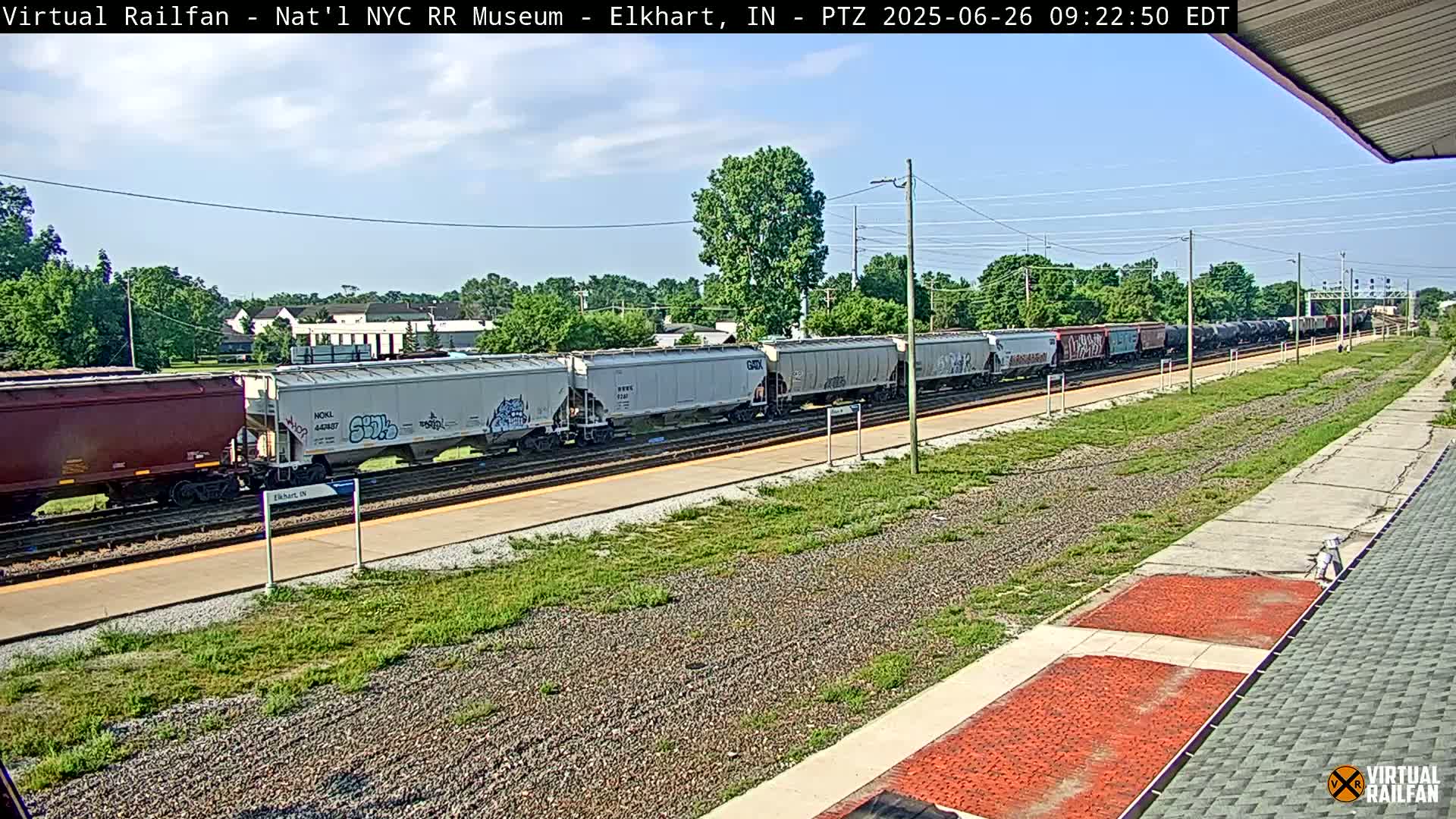 Elkhart Railway Station Live Cam - Elkhart, Elkhart County,Indiana, USA
