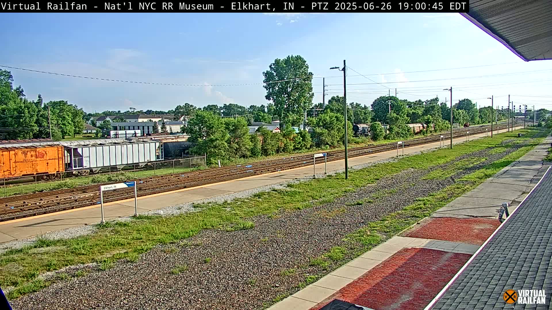 Elkhart Railway Station Live Cam - Elkhart, Elkhart County,Indiana, USA