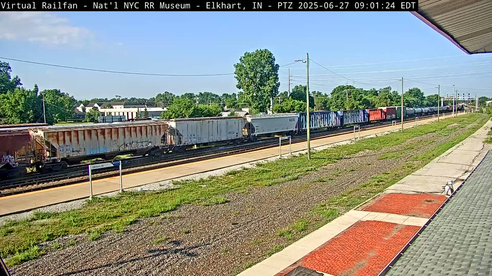 Elkhart Railway Station Live Cam - Elkhart, Elkhart County,Indiana, USA