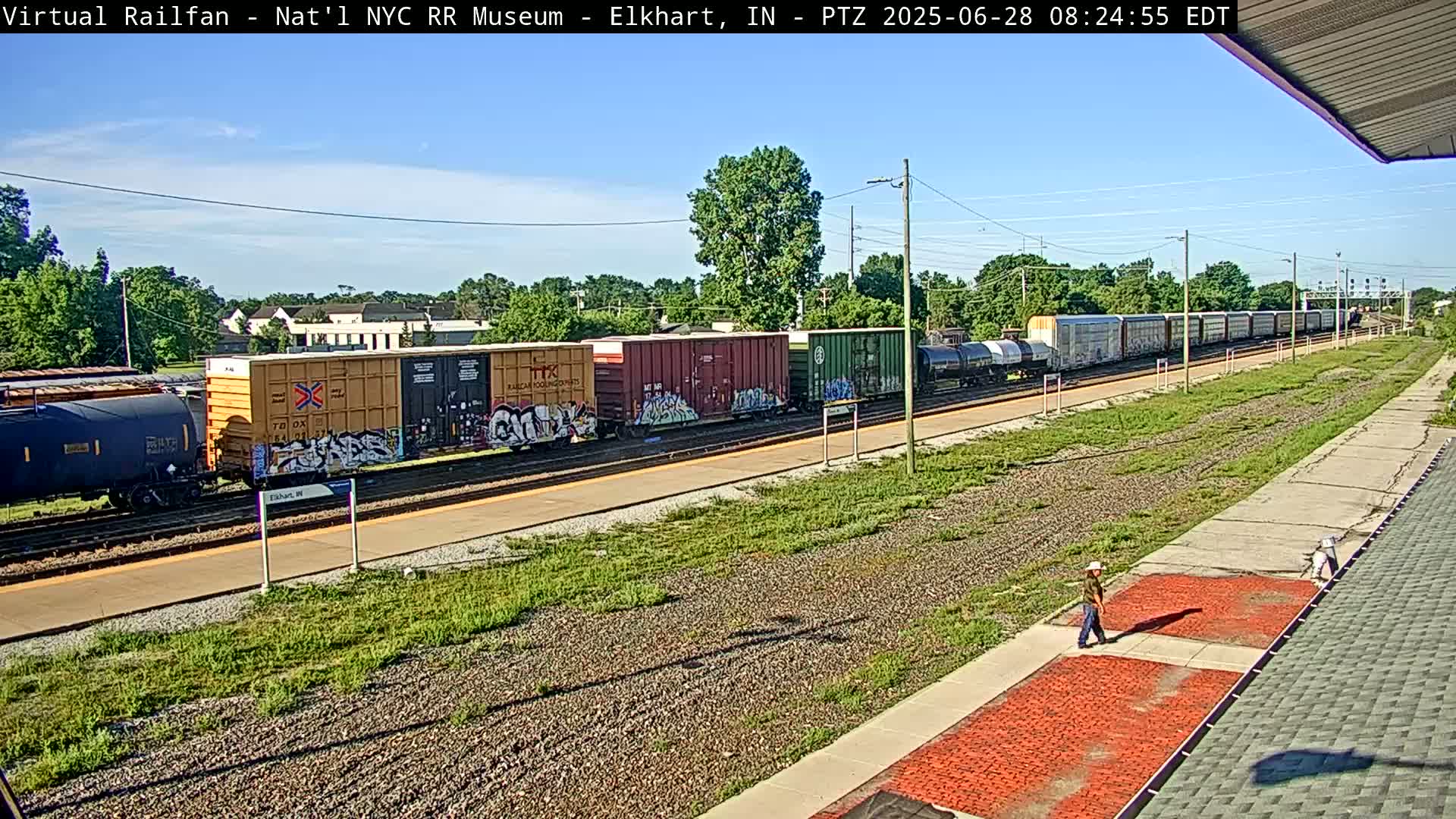 Elkhart Railway Station Live Cam - Elkhart, Elkhart County,Indiana, USA