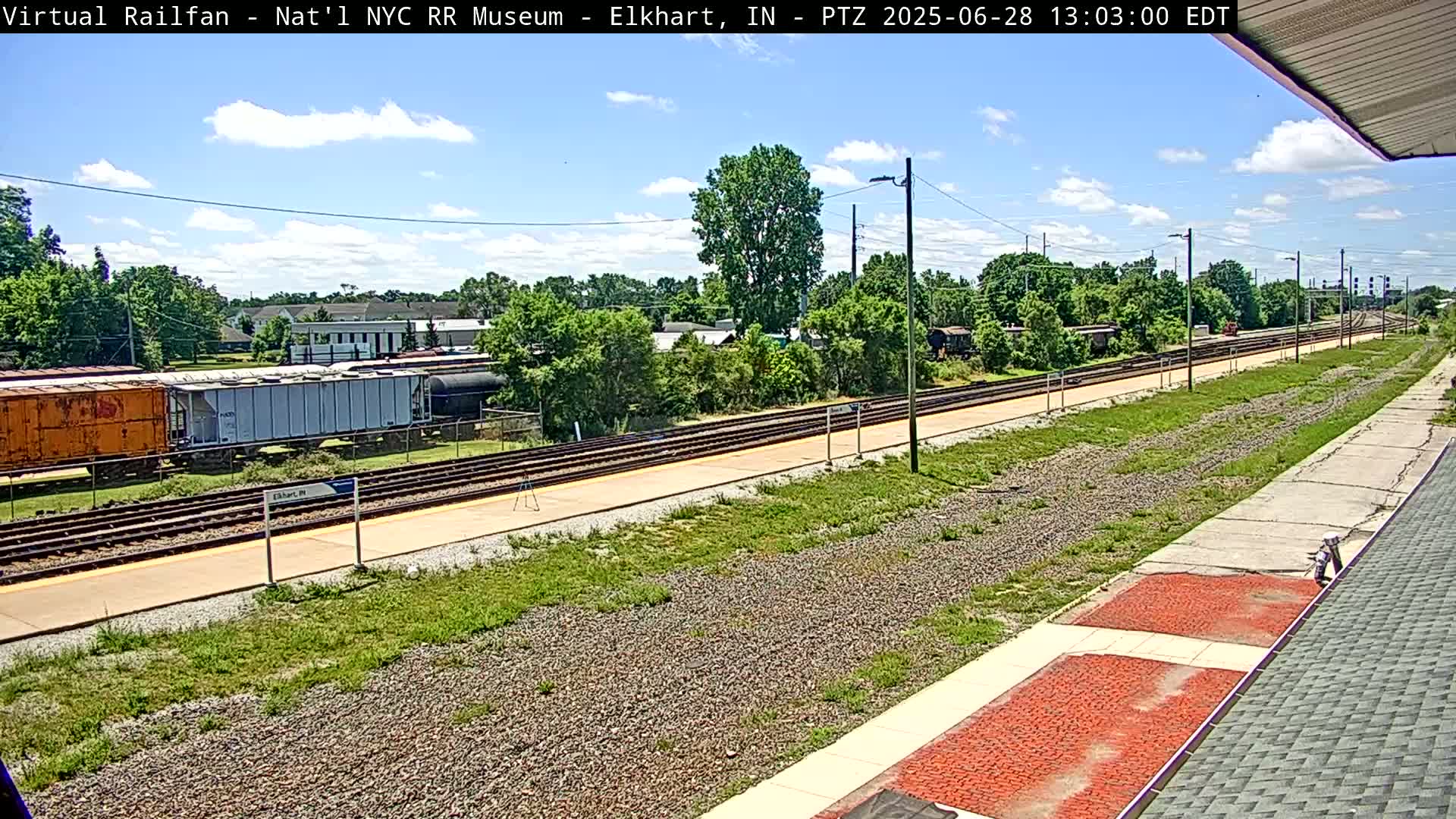 Elkhart Railway Station Live Cam - Elkhart, Elkhart County,Indiana, USA
