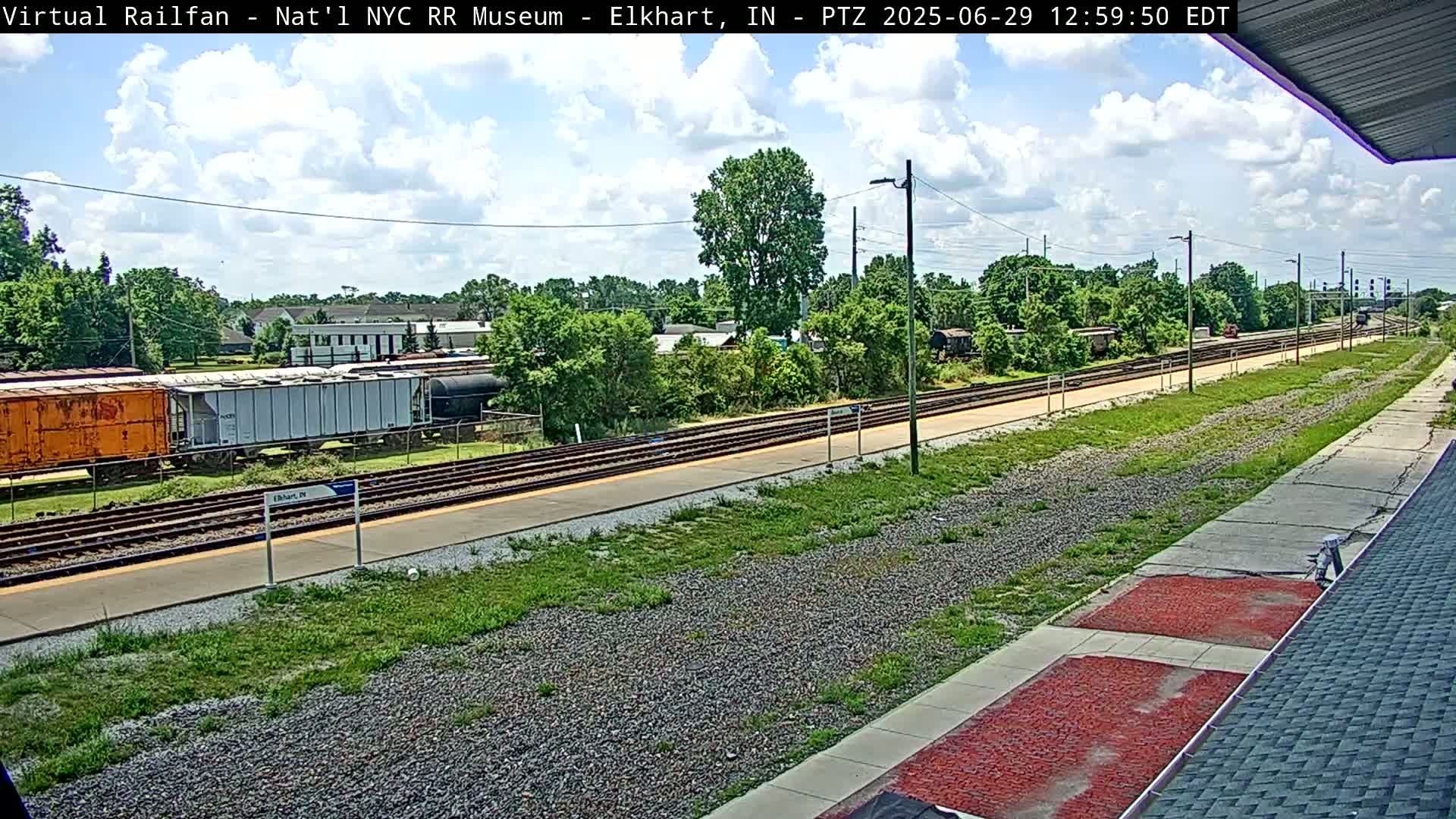 Elkhart Railway Station Live Cam - Elkhart, Elkhart County,Indiana, USA