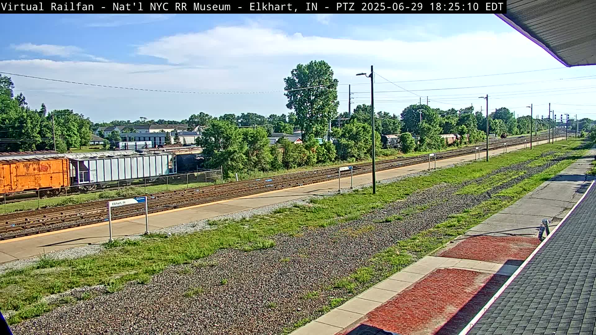 Elkhart Railway Station Live Cam - Elkhart, Elkhart County,Indiana, USA