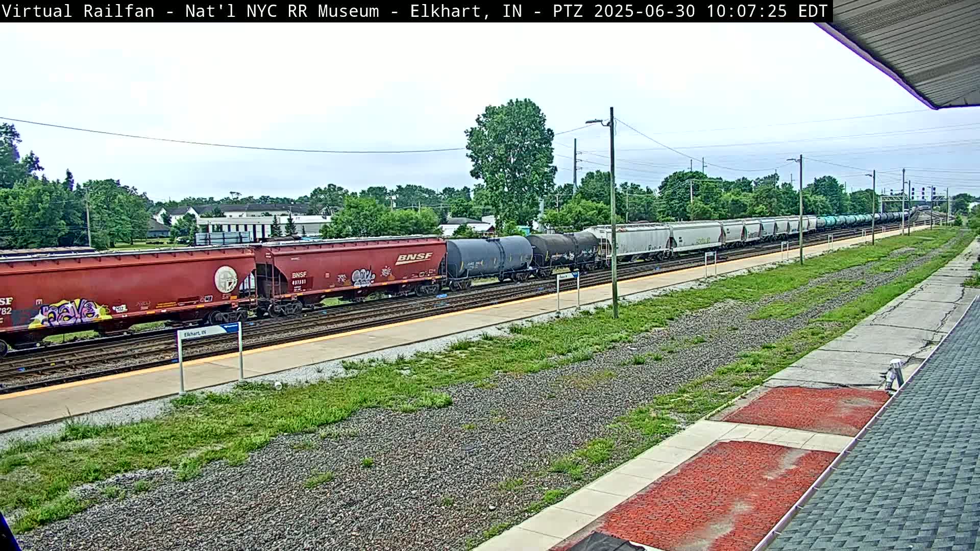 Elkhart Railway Station Live Cam - Elkhart, Elkhart County,Indiana, USA