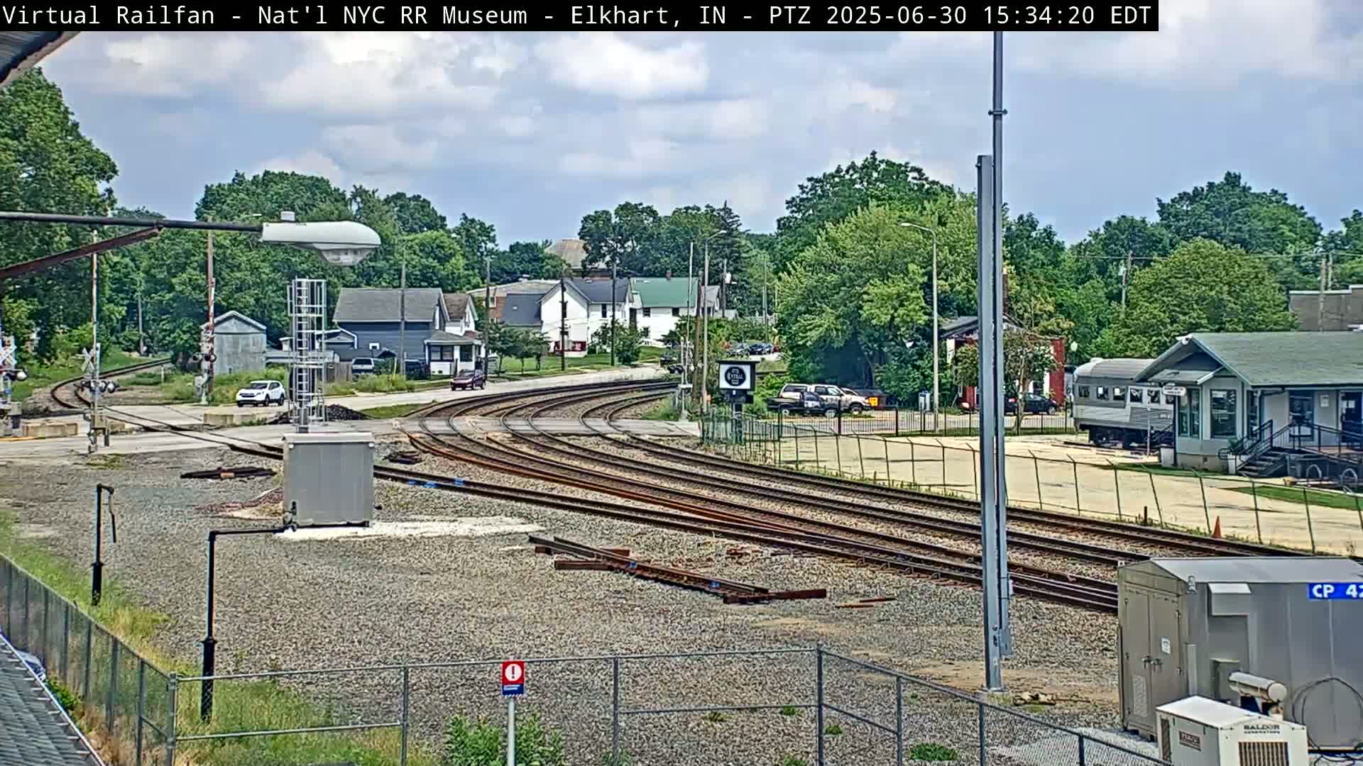 Elkhart Railway Station Live Cam - Elkhart, Elkhart County,Indiana, USA