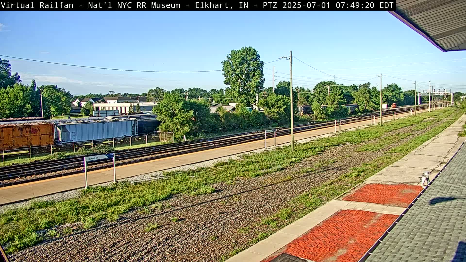 Elkhart Railway Station Live Cam - Elkhart, Elkhart County,Indiana, USA
