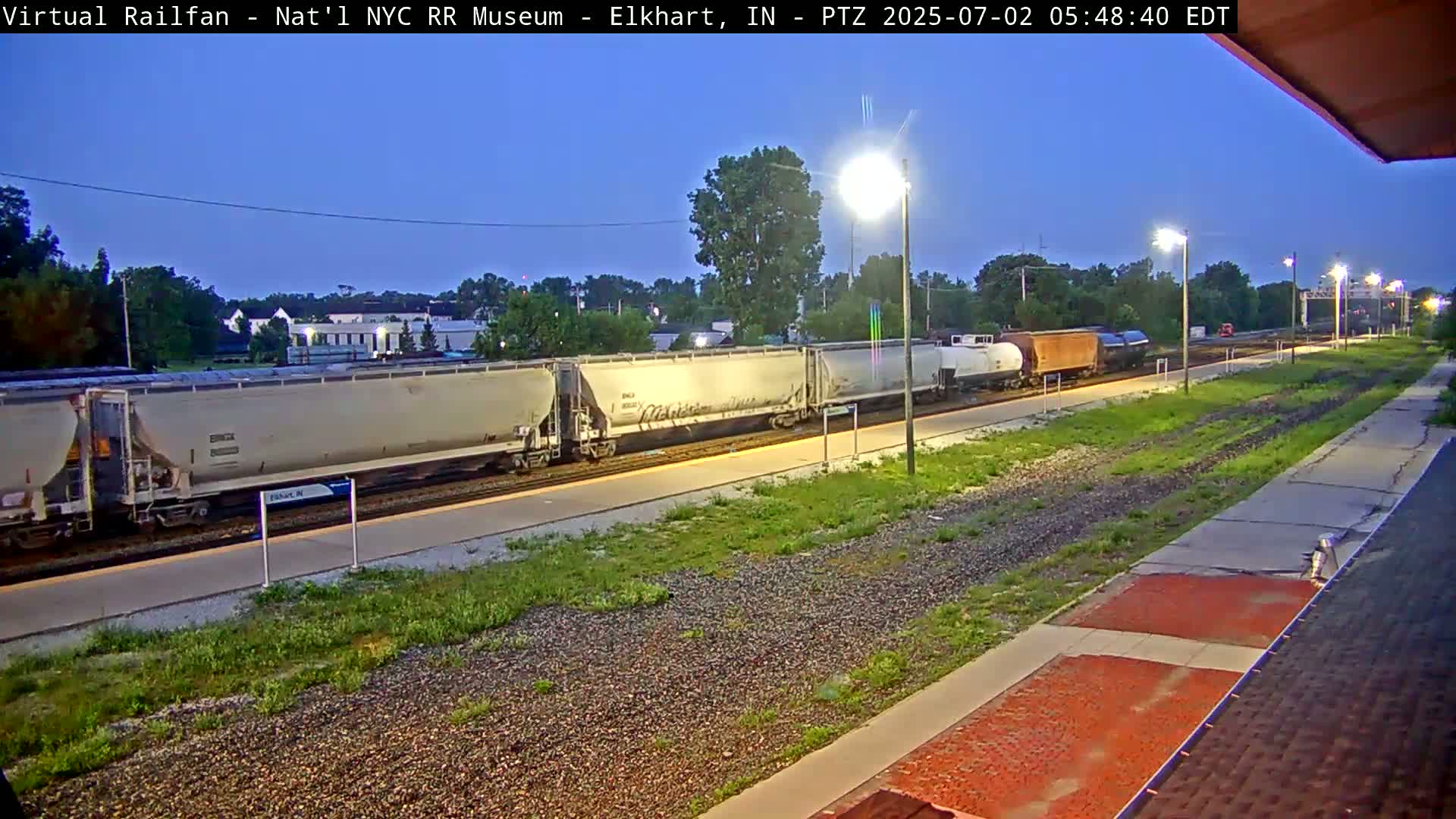 Elkhart Railway Station Live Cam - Elkhart, Elkhart County,Indiana, USA