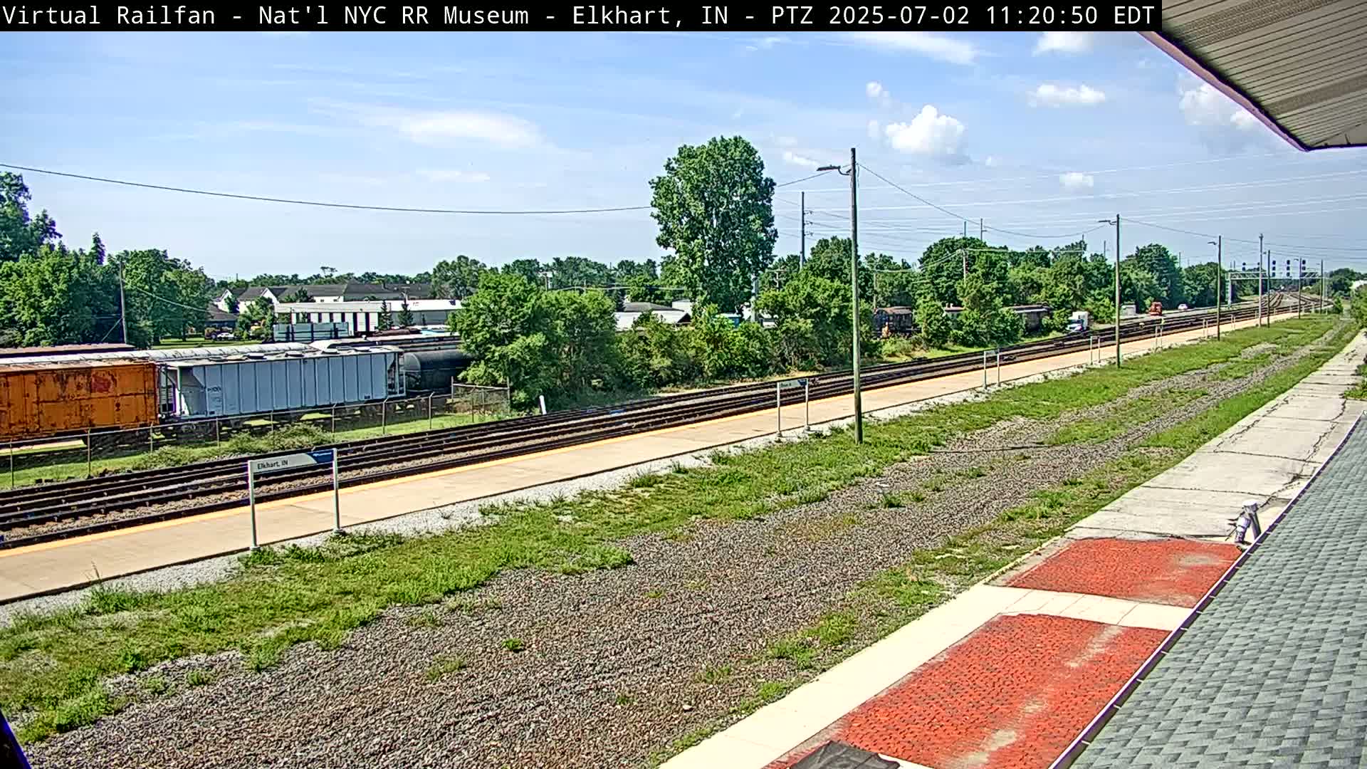 Elkhart Railway Station Live Cam - Elkhart, Elkhart County,Indiana, USA