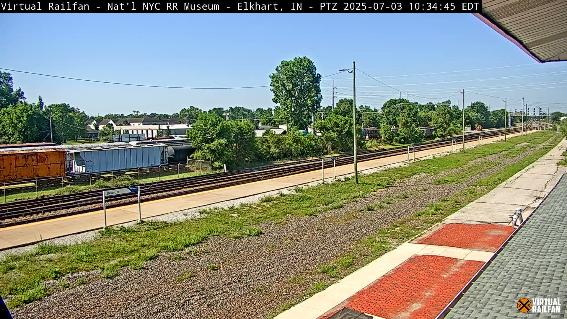 Elkhart Railway Station Live Cam - Elkhart, Elkhart County,Indiana, USA