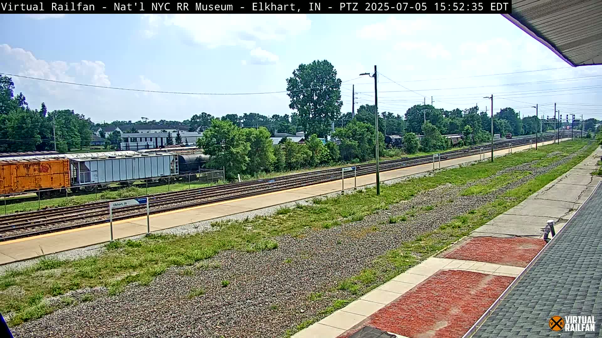 Elkhart Railway Station Live Cam - Elkhart, Elkhart County,Indiana, USA