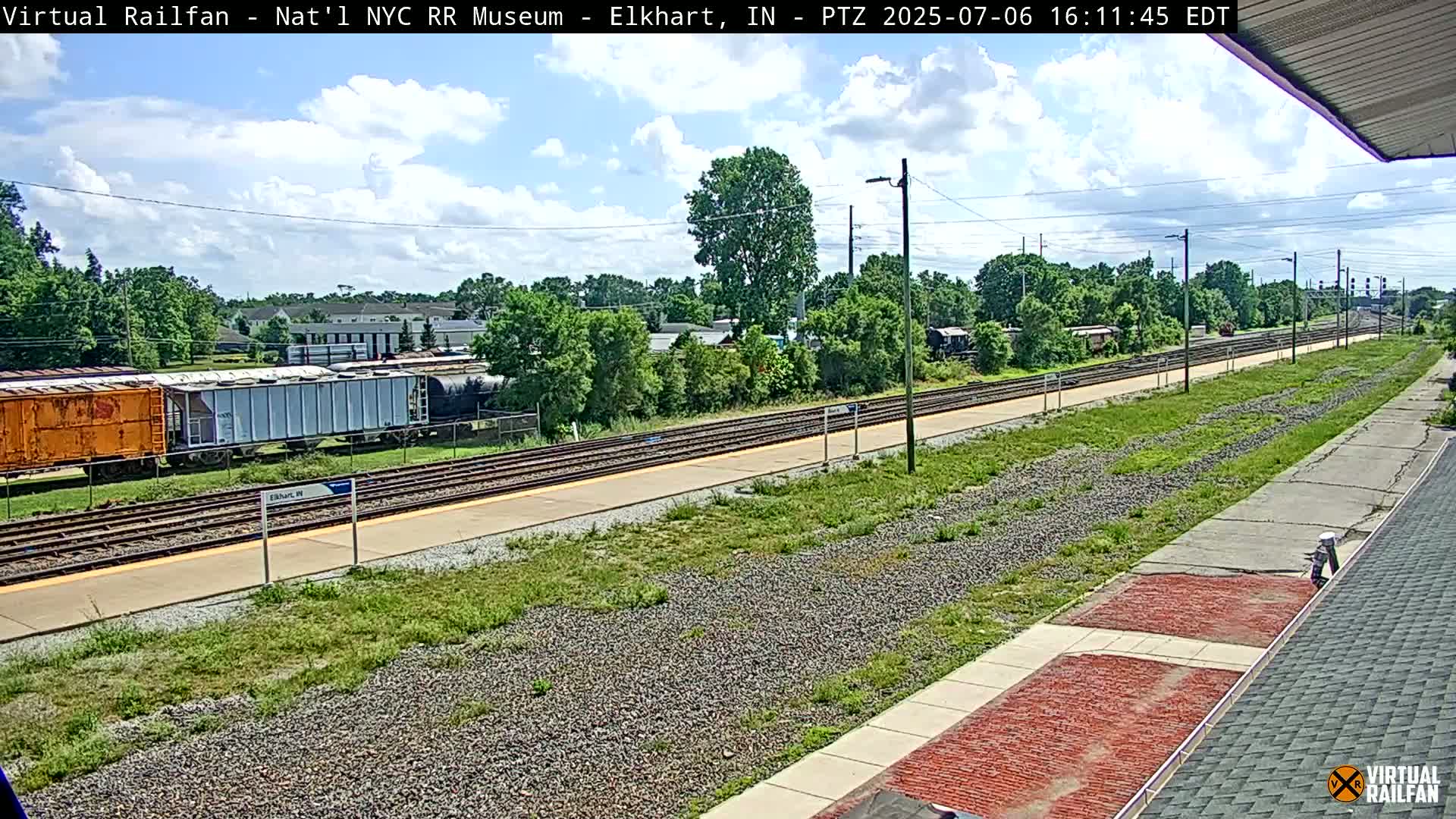 Elkhart Railway Station Live Cam - Elkhart, Elkhart County,Indiana, USA