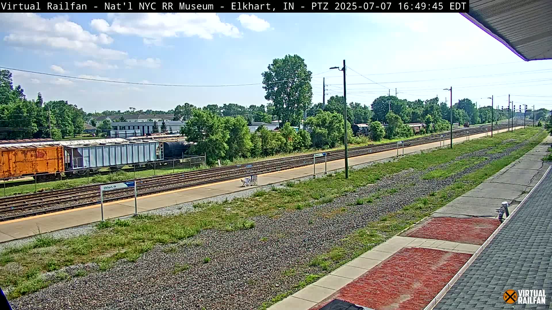 Elkhart Railway Station Live Cam - Elkhart, Elkhart County,Indiana, USA