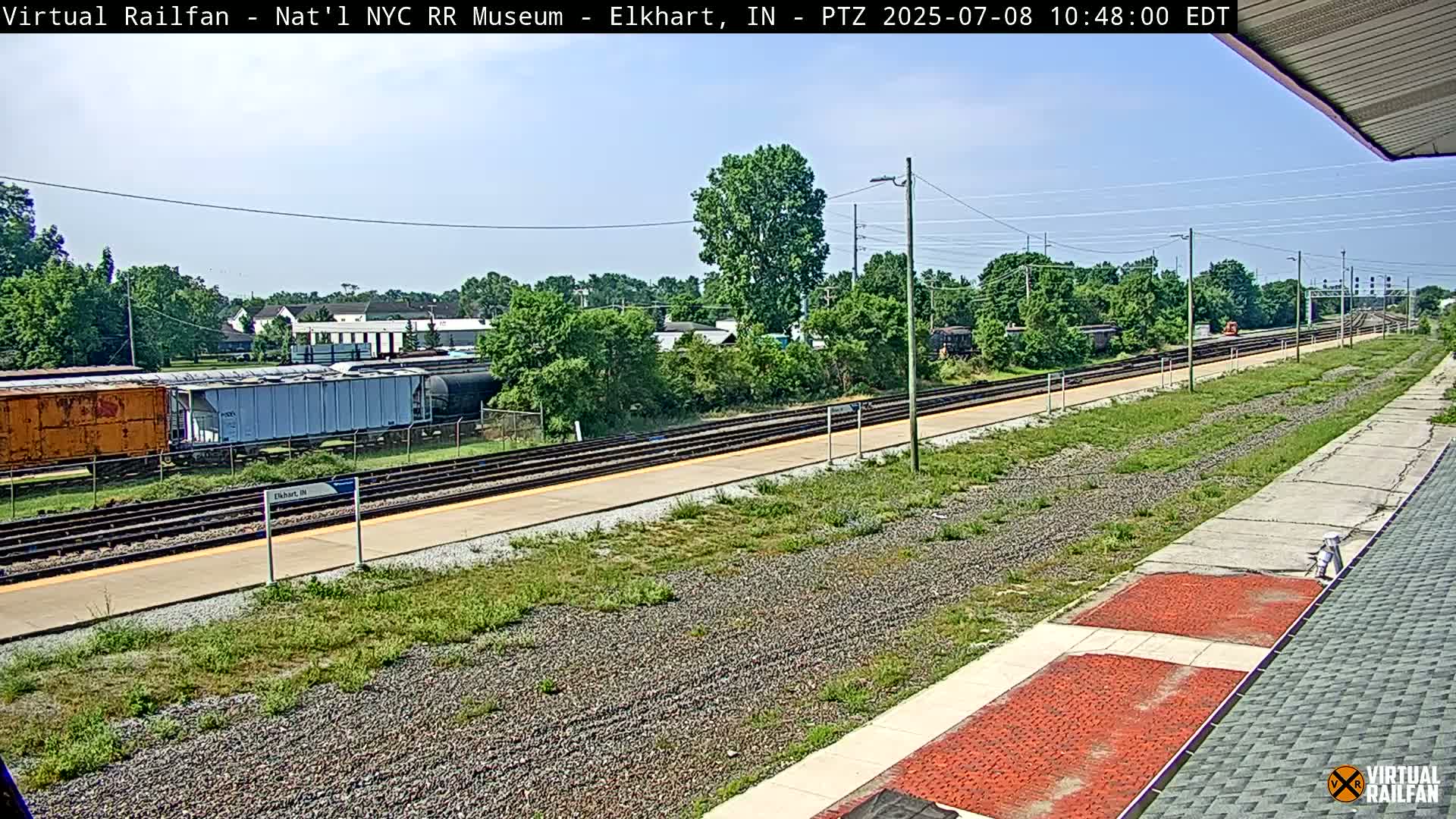 Elkhart Railway Station Live Cam - Elkhart, Elkhart County,Indiana, USA