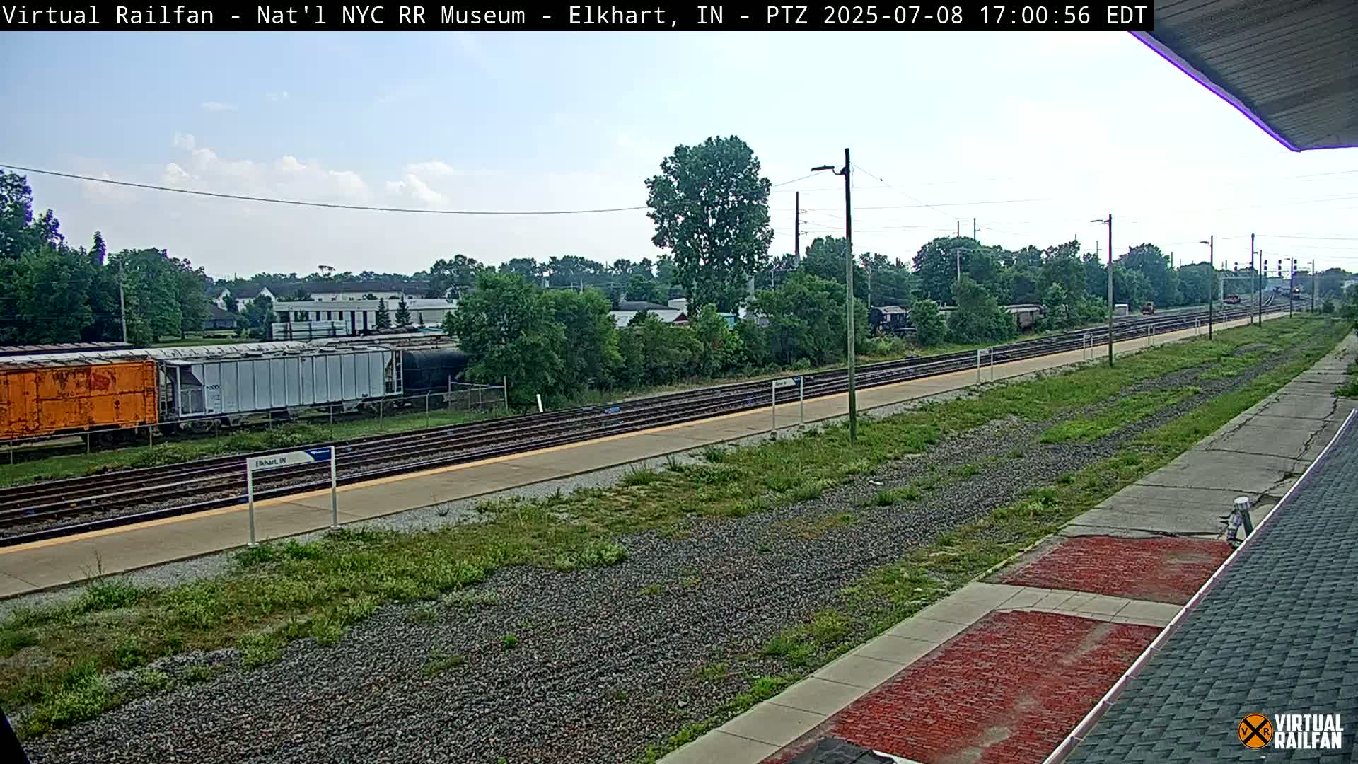 Elkhart Railway Station Live Cam - Elkhart, Elkhart County,Indiana, USA