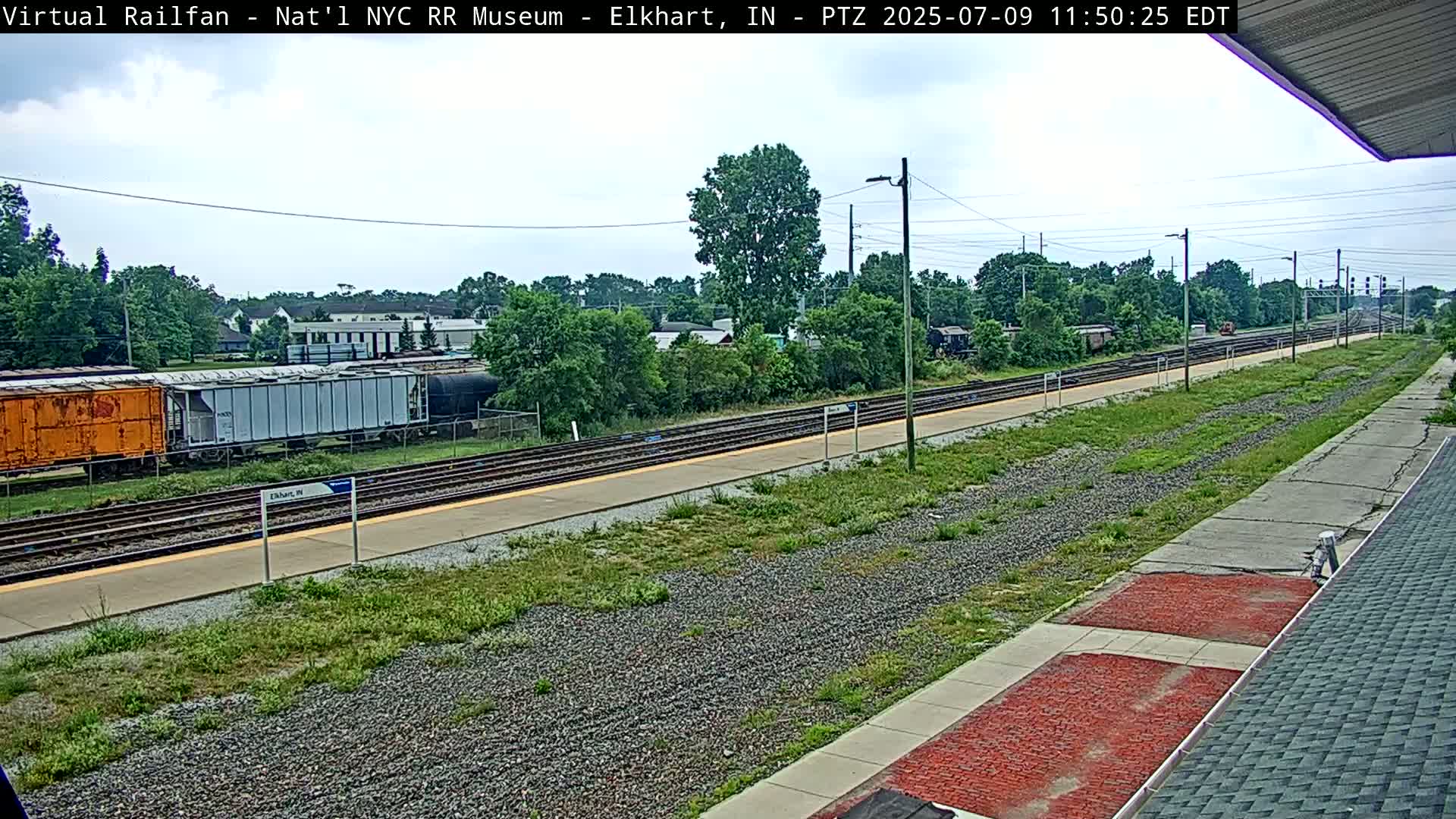 Elkhart Railway Station Live Cam - Elkhart, Elkhart County,Indiana, USA