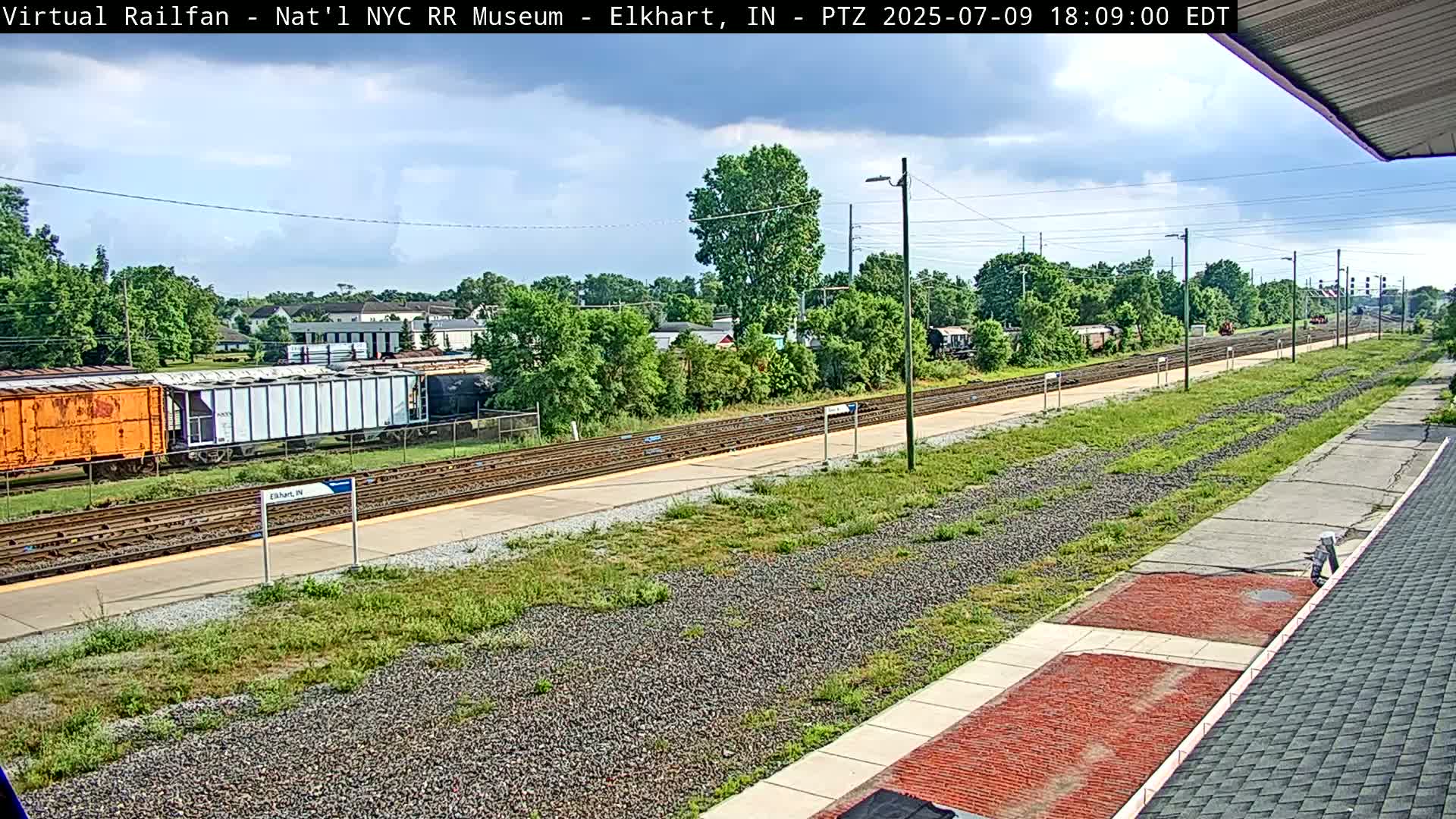 Elkhart Railway Station Live Cam - Elkhart, Elkhart County,Indiana, USA