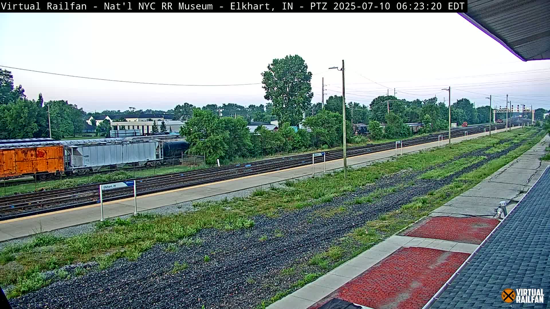 Elkhart Railway Station Live Cam - Elkhart, Elkhart County,Indiana, USA