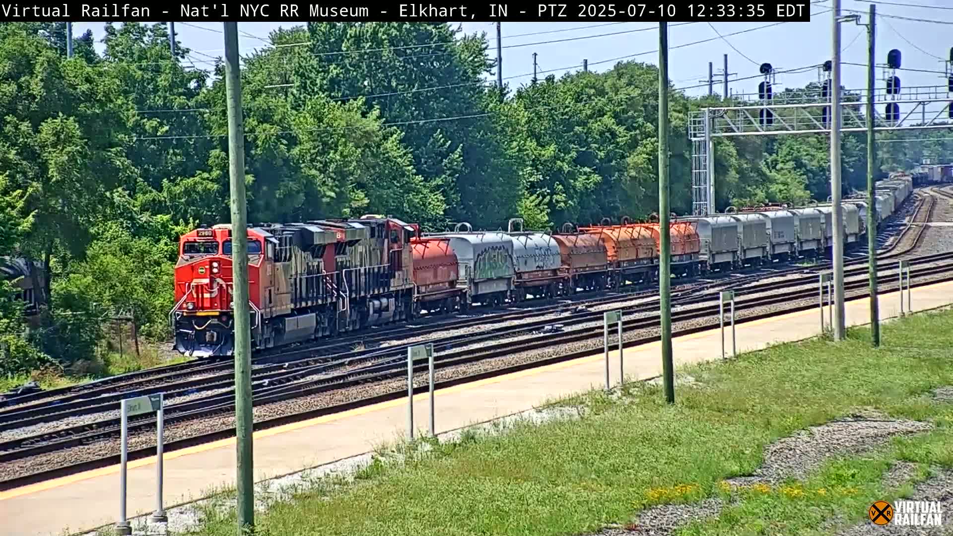 Elkhart Railway Station Live Cam - Elkhart, Elkhart County,Indiana, USA