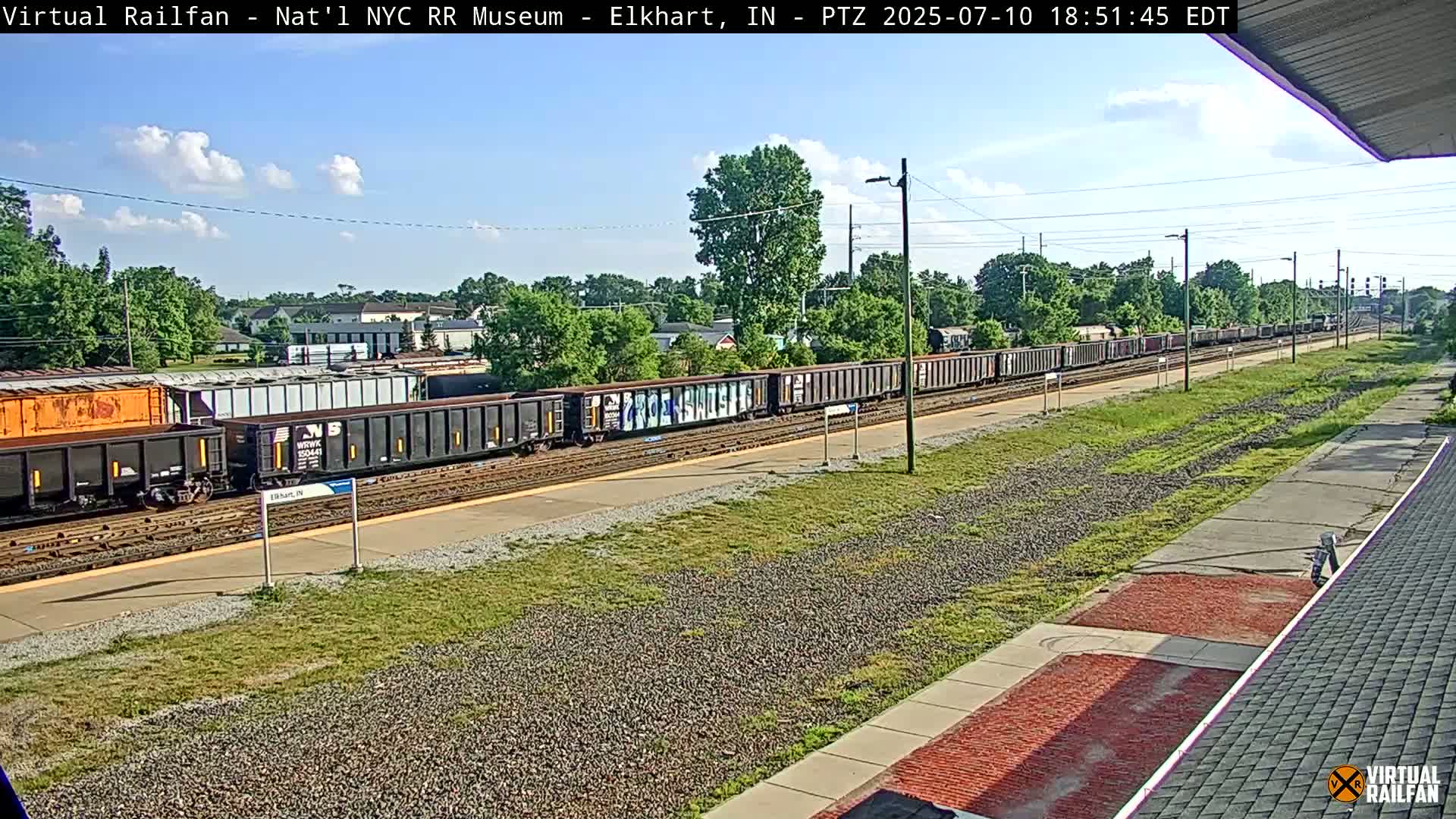 Elkhart Railway Station Live Cam - Elkhart, Elkhart County,Indiana, USA