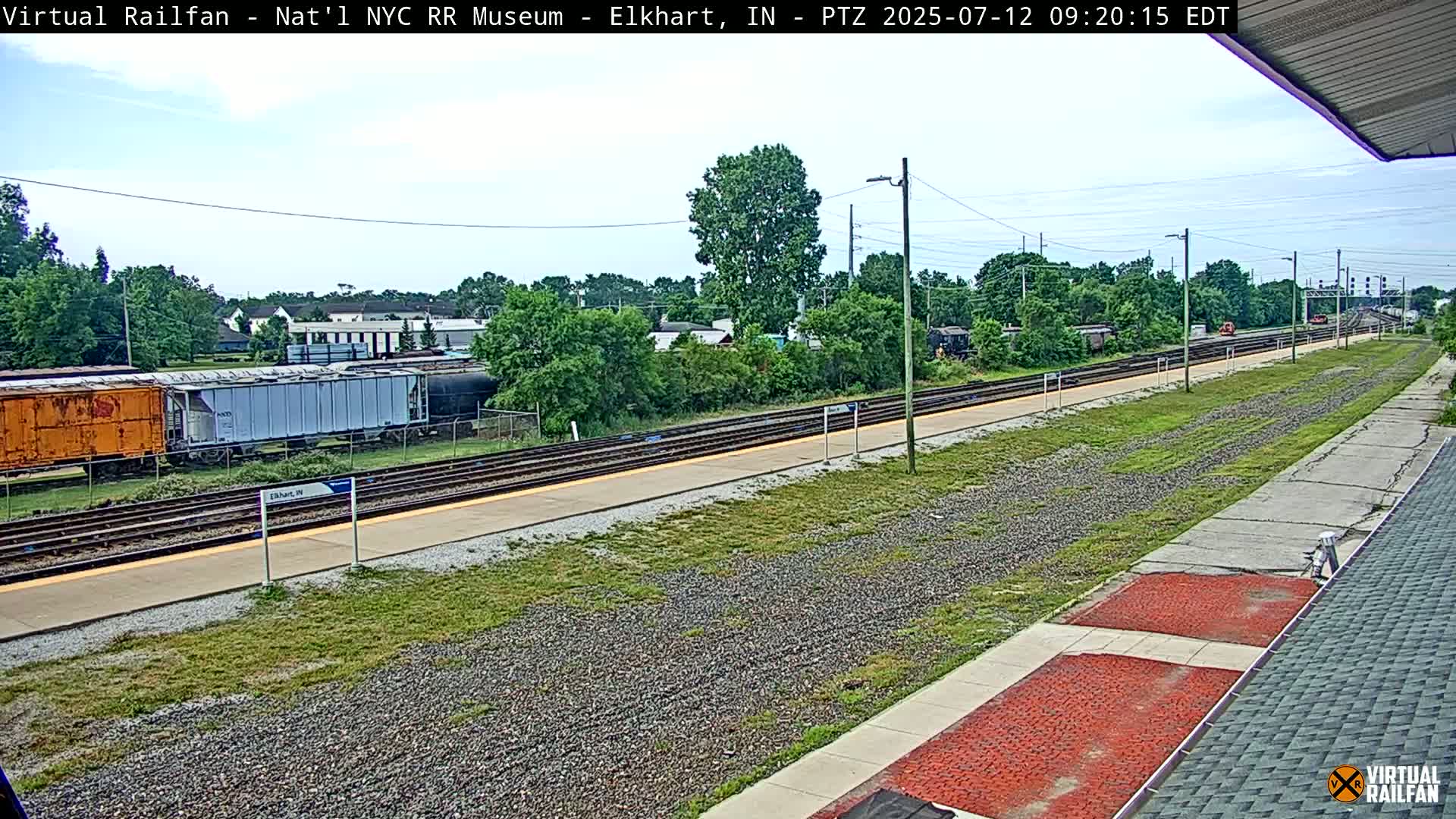Elkhart Railway Station Live Cam - Elkhart, Elkhart County,Indiana, USA