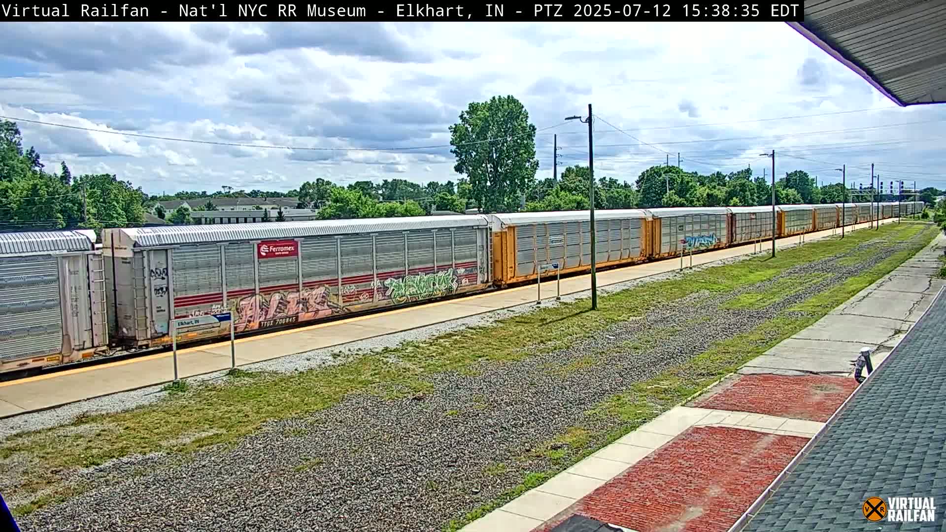 Elkhart Railway Station Live Cam - Elkhart, Elkhart County,Indiana, USA