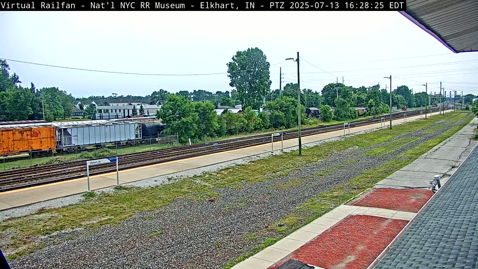 Elkhart Railway Station Live Cam - Elkhart, Elkhart County,Indiana, USA
