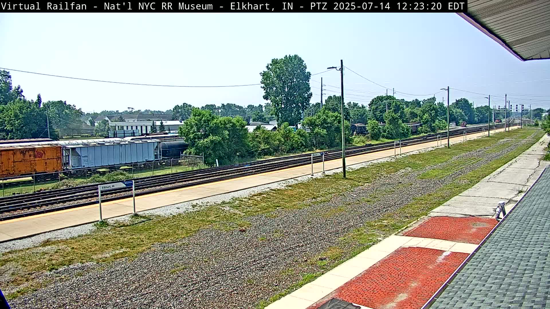 Elkhart Railway Station Live Cam - Elkhart, Elkhart County,Indiana, USA