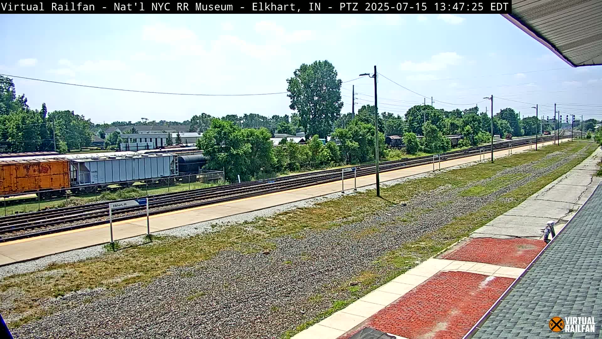 Elkhart Railway Station Live Cam - Elkhart, Elkhart County,Indiana, USA