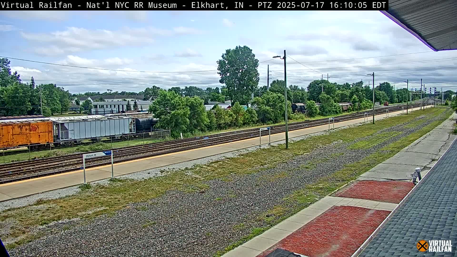 Elkhart Railway Station Live Cam - Elkhart, Elkhart County,Indiana, USA