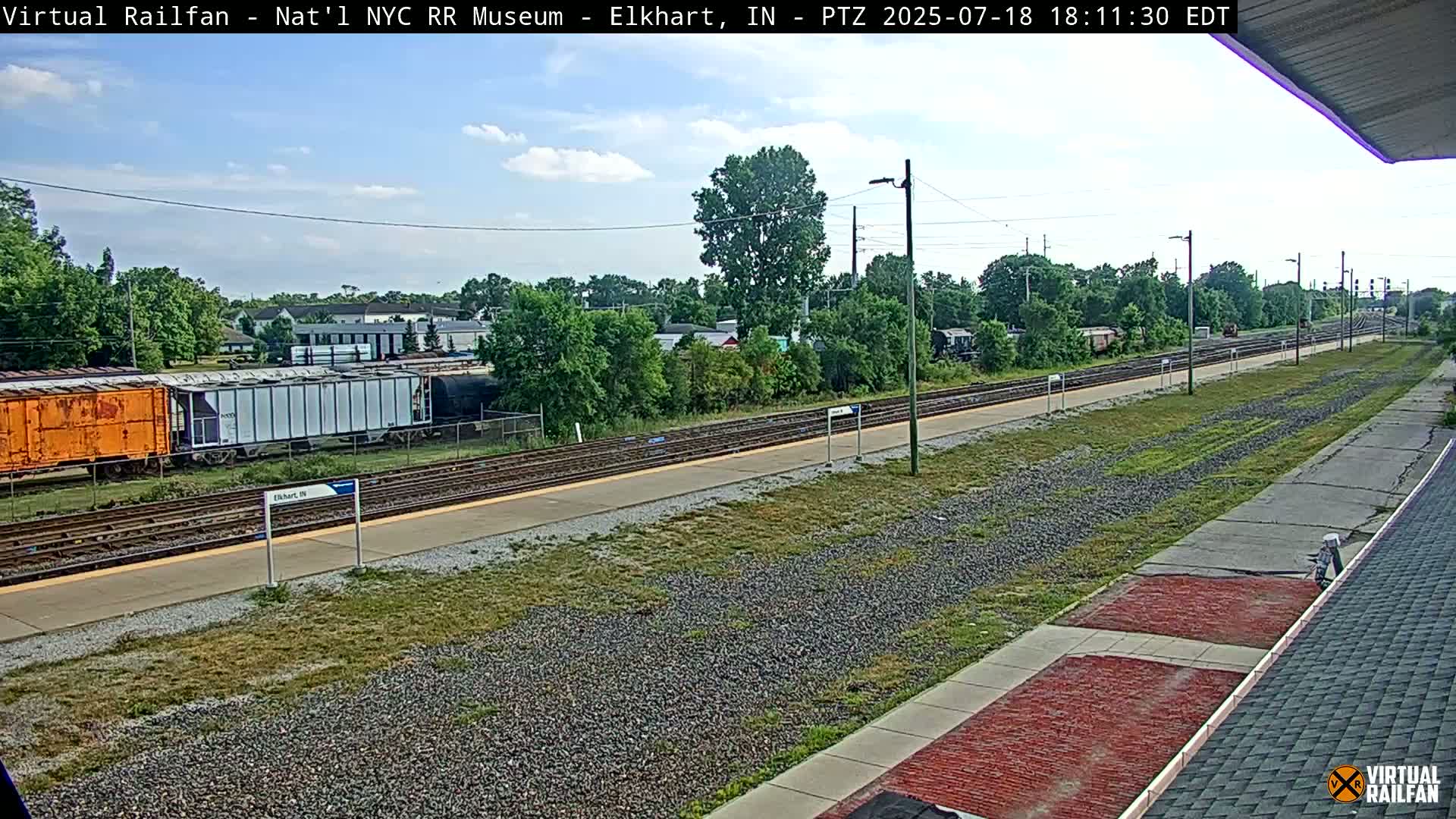 Elkhart Railway Station Live Cam - Elkhart, Elkhart County,Indiana, USA