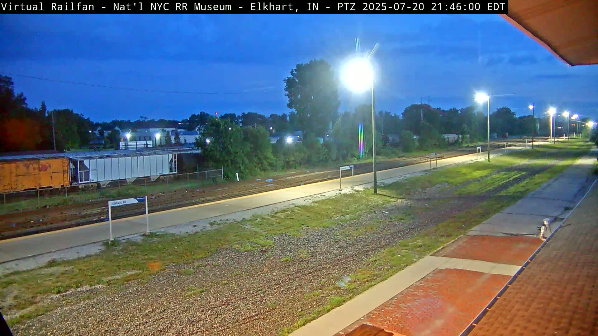 Elkhart Railway Station Live Cam - Elkhart, Elkhart County,Indiana, USA