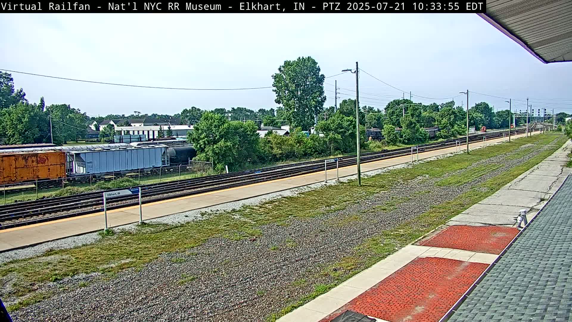 Elkhart Railway Station Live Cam - Elkhart, Elkhart County,Indiana, USA