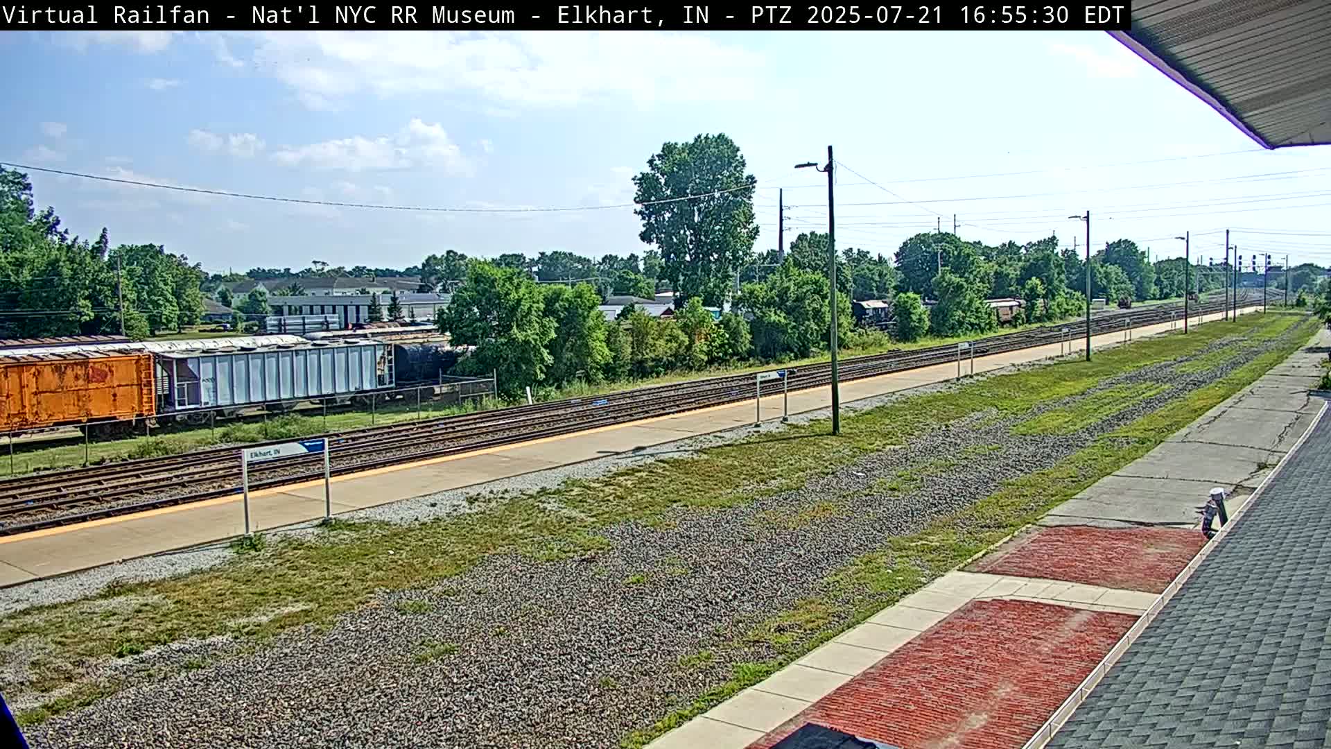 Elkhart Railway Station Live Cam - Elkhart, Elkhart County,Indiana, USA