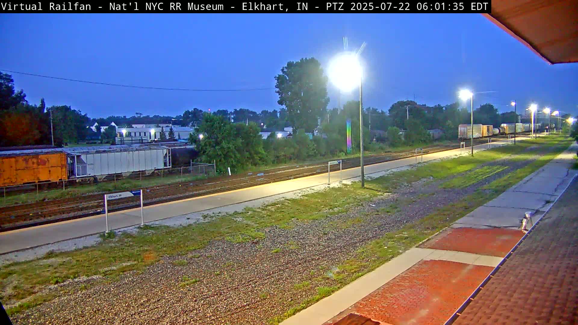 Elkhart Railway Station Live Cam - Elkhart, Elkhart County,Indiana, USA