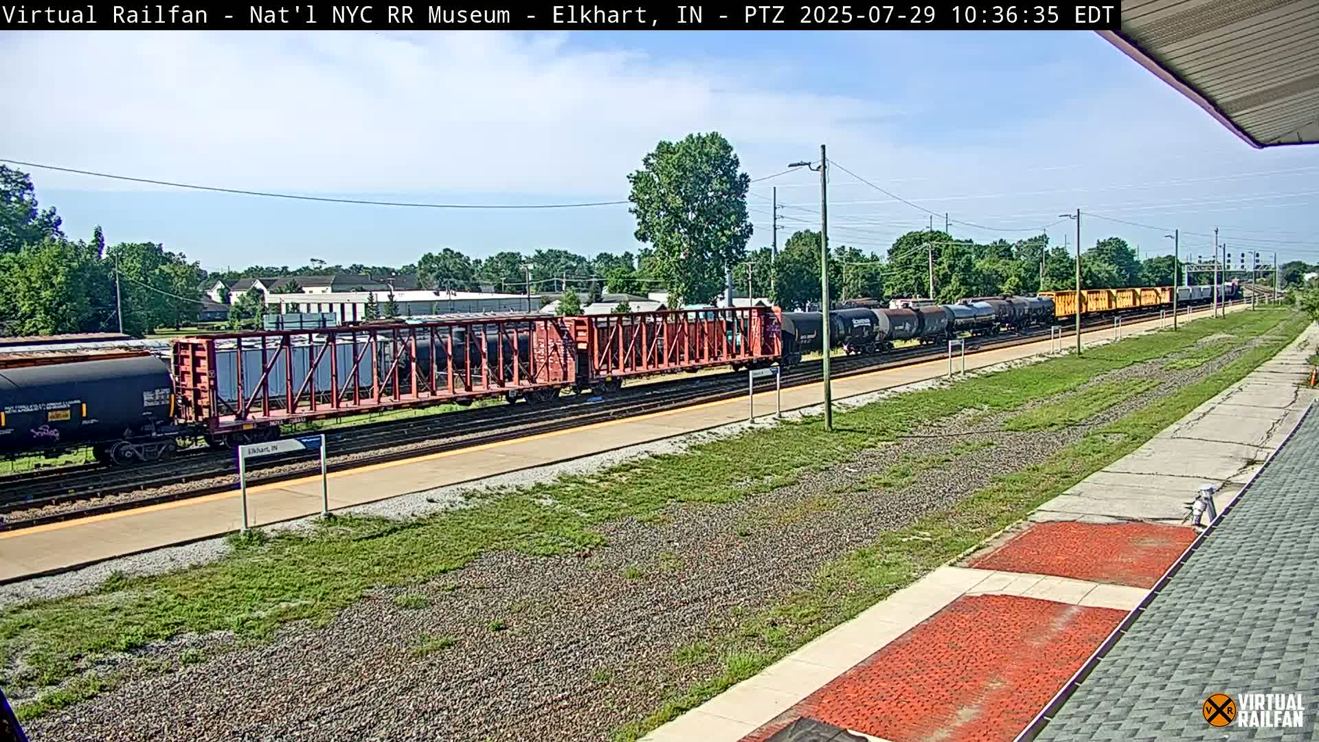 Elkhart Railway Station Live Cam - Elkhart, Elkhart County,Indiana, USA