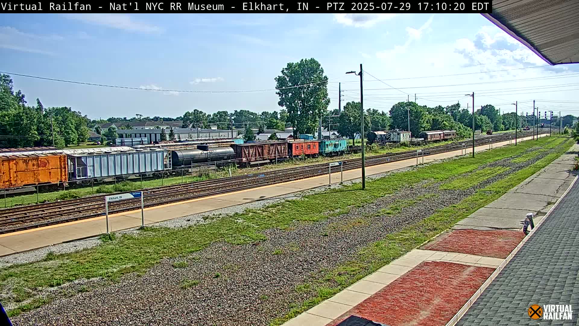 Elkhart Railway Station Live Cam - Elkhart, Elkhart County,Indiana, USA