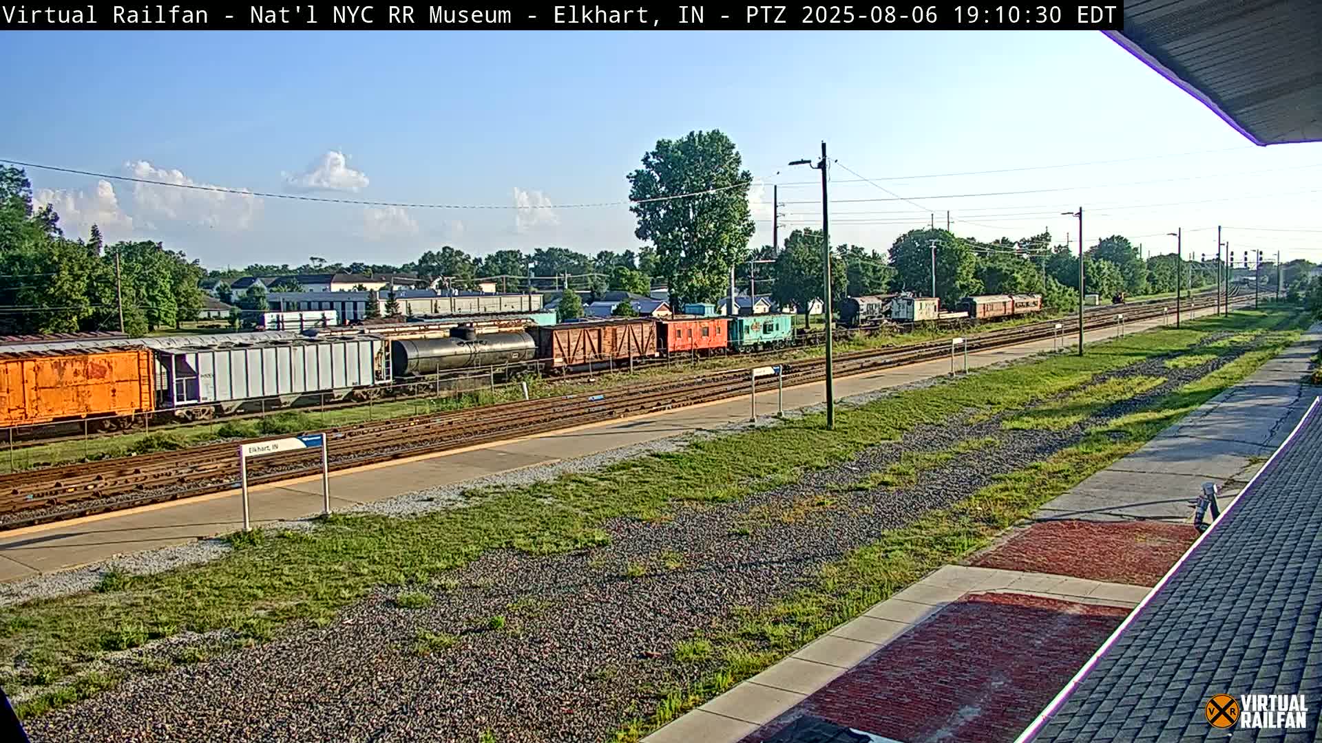 Elkhart Railway Station Live Cam - Elkhart, Elkhart County,Indiana, USA